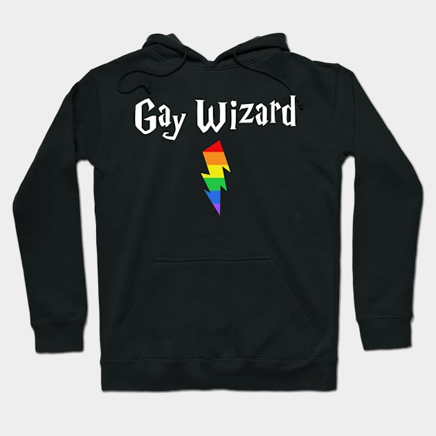 Gay wizard Hoodie by christinamedeirosdesigns